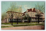 C1910 Michigan Masonic Home Alma Antique Unposted Postcard. Fixed Price $14.98.