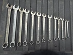 Rare 13 Piece John Deere Usa Wrenches 3/8 Through 1/18 With Old Logo. Fixed Price $1799.00.