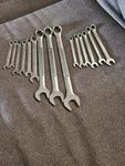 (15) Craftsman Metric & Sae 6 Pt Combination Wrenchs. Usa Made Va. Fixed Price $100.00.