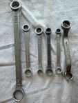 Lot 6 Vintage Plvmb & Proto Double Box End Wrenches Blackhawk Offset. Fixed Price $30.00.