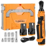 Cordless Electric Ratchet Wrench 3/8" 40 Ft-lbs 12V Long Reach 7 Socket. Fixed Price $47.49.