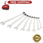 Steelman Pro 8-PC Metric Ratcheting Wrench Set, 144-POS Chrome Vanadium. Fixed Price $76.95.
