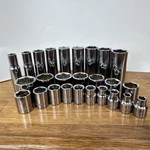 Gearwrench 3/8" Drive Metric Point 26 Pc. Deep/shallow Socket Set. Fixed Price $62.95.