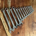 Vintage 14 Pc Craftsman Combination Wrench Set 12 Point D-ac 1-1/8" To 1/4". Fixed Price $164.79.