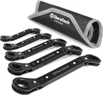 Duratech 5 Pc Double Offset Box End Reversible Ratcheting Sae, Black, Grey. Fixed Price $35.35.