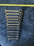 Blue Point Ratcheting Wrench Set, 8-19MM All Work .cdcd. Fixed Price $149.00.