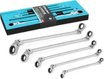Long Flex Head Ratcheting Wrench Set Double Box End Piece Sae 5/16" To 13/16". Fixed Price $62.95.