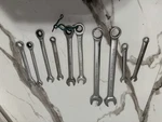 Craftsman V Series Sae Ratcheting Combination Wrench Set 10PC 1/2-3/4". Fixed Price $18.00.