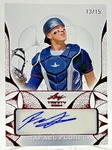 2024 Leaf Trinity Rafael Flores Auto Clear Red #CA-RF1 Pittsburgh Pirates #13/15. Fixed Price $7.95.