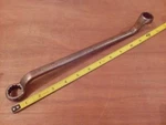 Vintage Usa-made Williams Superrench 3/4" & 25/32" 8729A Double Box End Wrench. Fixed Price $10.00.