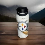 GAP1 Pittsburgh Steelers 32OZ Vacuum Insulated Tumbler Stainless. Fixed Price $15.00.