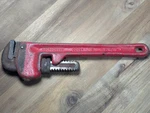 Craftsman 10" Pipe Wrench Red Heavy Duty Made In Usa. Fixed Price $15.00.
