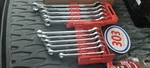 Craftsman 11-PC Metric Combination Wrench Set 8-19MM Steel W/ Red Tray. Fixed Price $22.50.
