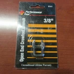 Performance Tool Open End Crowfoot Wrench - 3/8" W441 New (b 17). Fixed Price $7.99.