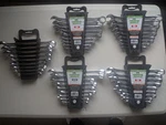 (5) Pittsburgh Non-racheting Combination Wrench Sets (4) Sae, (1) Metric, New. Fixed Price $32.00.