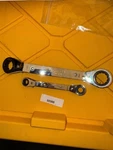 Sears Craftsman Usa Nos 2PC Metric Dog Bone Offset Wrenches 43666 43367 9X10MM. Fixed Price $24.00.