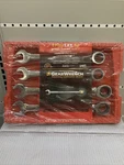 Gearwrench 9309 4PC. Sae Ratcheting Combination Set 12PT.. Fixed Price $110.00.