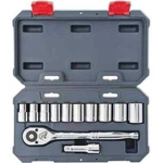Crescent CSWS11M Standard Socket Set: Pc 12 Point, Chrome-plated. Fixed Price $23.80.