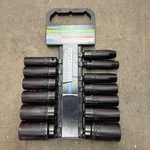 Pittsburgh 1/2" Drive Deep Impact Socket Set Metric, 13 Pc Light Use. Fixed Price $30.00.