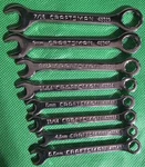 Craftsman Sae "midget" Mini Ignition Wrench Set Usa, 8 Pcs. Fixed Price $30.00.