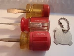 Vintage Craftsman Sears, Companion Stubby Screwdrivers & 9-4160 Way Pocket. Fixed Price $20.00.