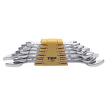 Top Double Open-end Wrench Set Of Pcs 8-23MM L-6000 With Holder Made In Japan. Fixed Price $52.30.
