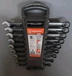Crescent X10 12 Point Sae Combination Wrench Set Pc CCWS9BS #031 K6. Fixed Price $23.99.