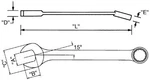 11-26MM, Combination Wrench Wrightgrip 2.0 12 Point Metric SATIN-26MM. Fixed Price $46.22.