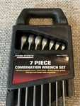 Task Force 7 Piece Combination Wrench Set Item # 109662. Fixed Price $10.96.