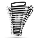 Jaeger 16PC Mm/metric Reversible Ratcheting Combination Wrench Set Lock-in Rack. Fixed Price $151.71.