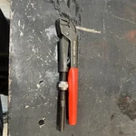 Snap-on Tools Red 8-5/8" Soft Grip Quick Adjust Pliers Wrench PWZ0QA Clean. Fixed Price $89.00.