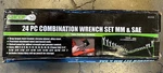 Grip 24 Piece Combination Wrench Set Mm & Sae. Fixed Price $37.00.