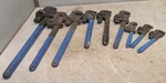 9 Us Made Pipe Wrenches 8" - 24" Stillson, Walworth, Trimo & More Tool Lot. Fixed Price $109.99.