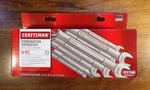 Craftsman 8 Piece Combination Wrench Set Inch 947243 New Box. Fixed Price $20.00.