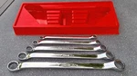 Nos*** Underlined Snap On XB605A Sae 5-PC Offset Double Box Wrench W/ Tray. Fixed Price $239.99.