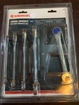 Open Speedy Ratchet Wrench Set Metric - Chrome Vanadium Steel Jobsmart 1359882. Fixed Price $25.99.