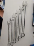 Proto Combination Wrench's Large 1- 1/4' 13/16" Professional 6-PIECE Set. Fixed Price $165.00.