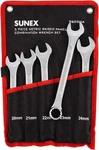 Sunex Tools 9605MA Piece Metric Raised Panel Combination Wrench Set. Fixed Price $43.99.