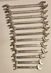 Snap-on Tools Open End Wrench Set Sae 1" 1/4 Thru 3/8. Fixed Price $275.00.