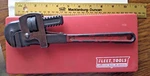 Fleet Socket Set, #1261 Ratchet, #1270 Breaker, #4110 Pipe Wrench, #3136 Pliers. Fixed Price $42.95.