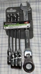 Pittsburgh Pro 5PC Flex Head Combo Wrench Set Sae 3/8" 7/16 1/2 9/16 5/8" New. Fixed Price $34.95.
