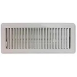 New Mintcraft 2567568 White 4" X 12" Metal Floor Air Register Sale Price. Fixed Price $5.99.