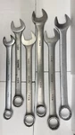 Klutch Jumbo Sae Combination Wrench 6PC Chrome Finish Non-ratcheting 1-5/16-2IN. Fixed Price $68.00.