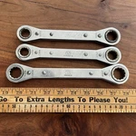 Mac Tools Usa 3PC Metric Rwm Ratcheting Box End Wrench 12 Point 16-21 Mm. Fixed Price $51.99.