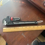 Husky 744 670 10" Pipe Wrench, 1-1/2" Jaw Capacity. Fixed Price $9.95.