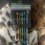 Pittsburgh 6PC Color Coded Sae Ratcheting Combo Wrench Set 12PT 72 Teeth 66053. Fixed Price $30.00.