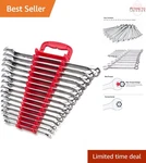 Combination Wrench Set Chrome Vanadium Steel 15-PIECE Metric Auto Garage. Fixed Price $48.98.