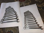 Craftsman Usa 28PC Va Sae 1/4 And Metric 7-19MM &22 Wrench Set. Fixed Price $245.00.