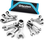 Duratech Stubby Flex-head Ratcheting Combination Wrench Set, Metric, 12-PIECE, 8. Fixed Price $96.86.