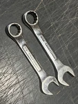 Craftsman Usa Stubby Wrenches Pc 9/16 #44106 & 1/2 #44105. Sae 12 Point. Fixed Price $24.64.